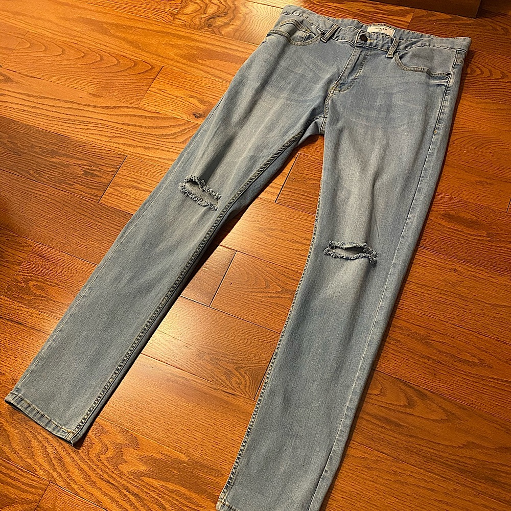 Forever 21 Ripped Skinny Jeans